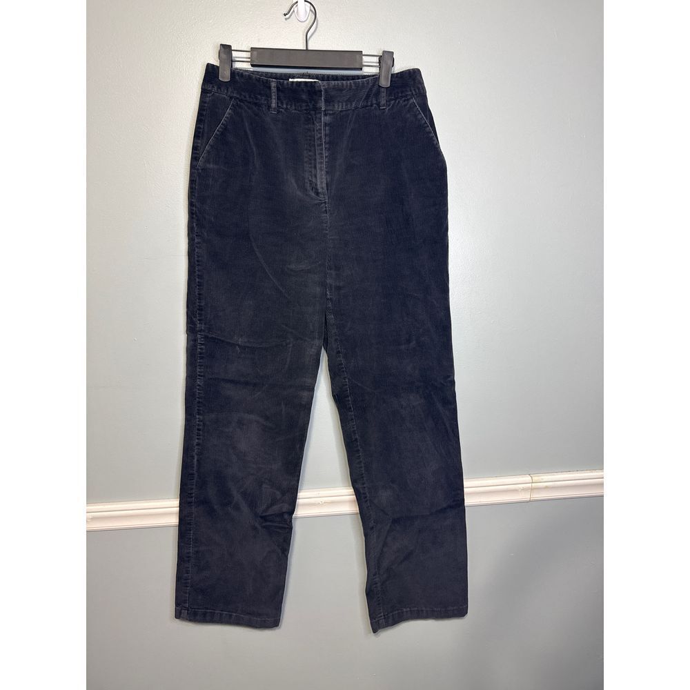 Talbots Stretch Corduroy‎ Pants Straight Leg Casual Comfort Black Size 8